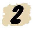 chiffre 2 noir sur fond beige texture mfr rhone 4