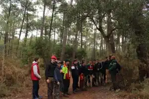 eleves de la mfr des 4 vallees lamure sur rhone en voyage d