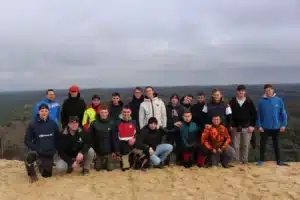 groupe d eleves de la mfr des 4 vallees lamure sur azergues 1