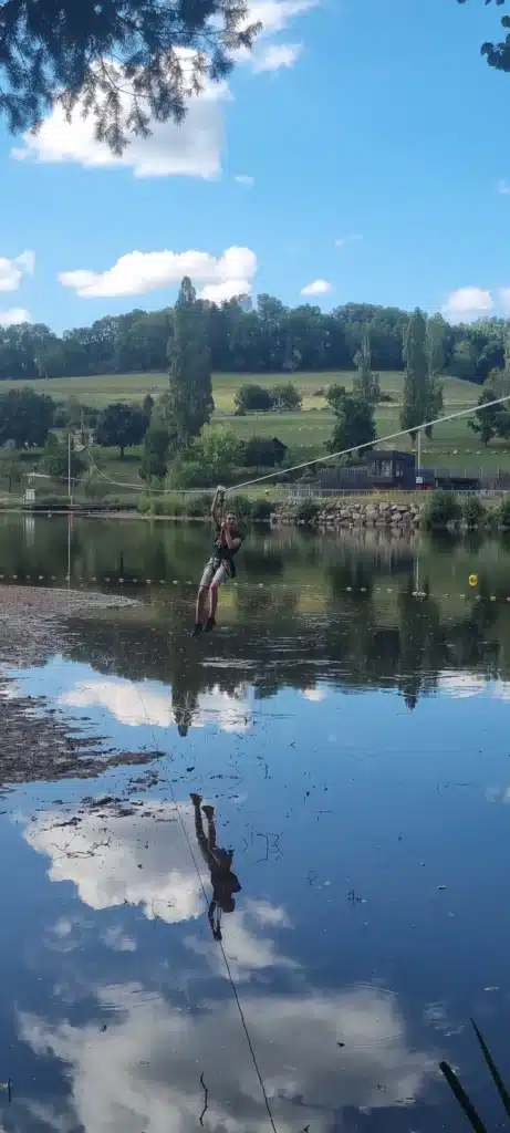 mfr 4 vallees lamure sur rhone accrobranche au lac des sapin
