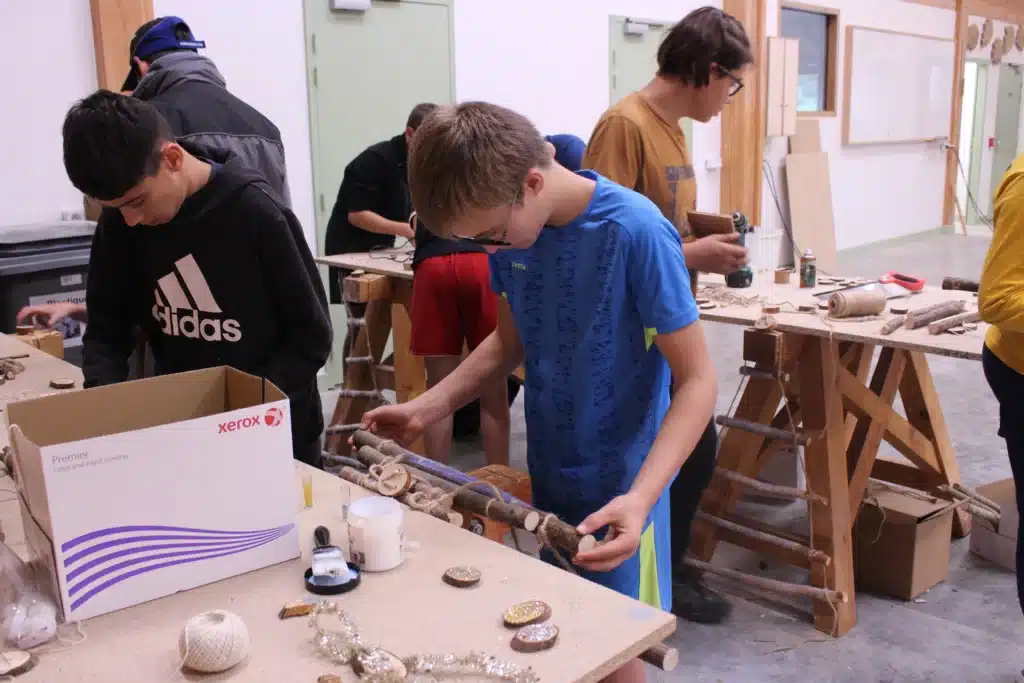 mfr des 4 vallees lamure sur rhone atelier creatif pour le t