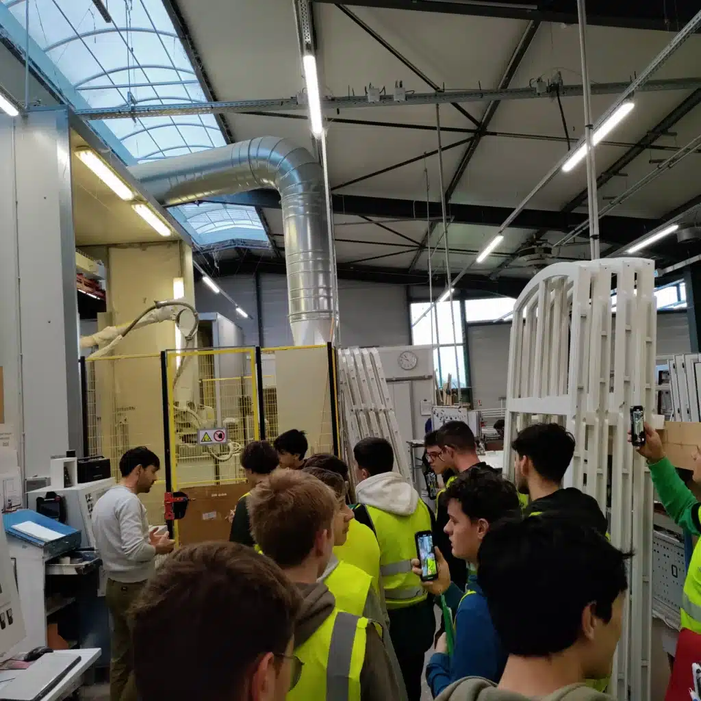 mfr des 4 vallees lamure sur rhone cap2 menuisiers en visite