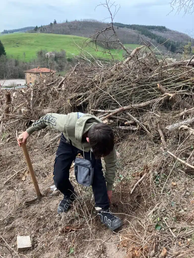 mfr des 4 vallees lamure sur rhone chantier sylviculture a c 1