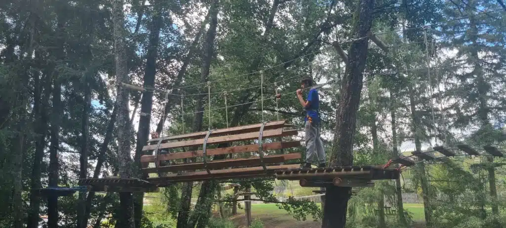mfr des 4 vallees lamure sur rhone jeune personne sur parcou