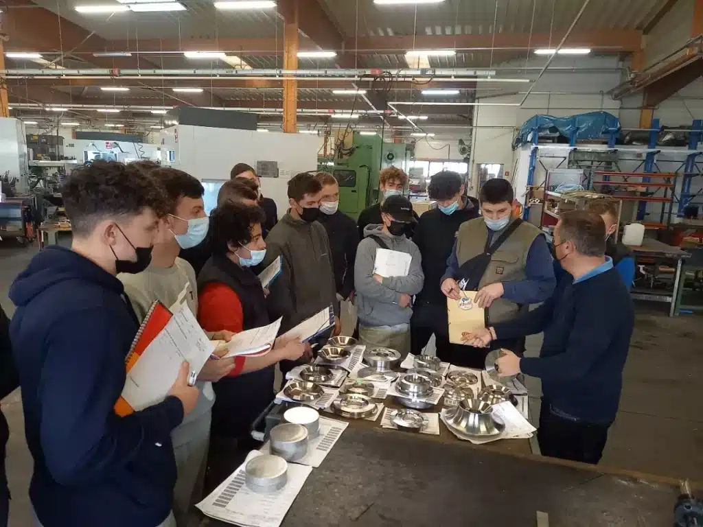 visite mfr des 4 vallees lamure sur azergues chez elbe prese