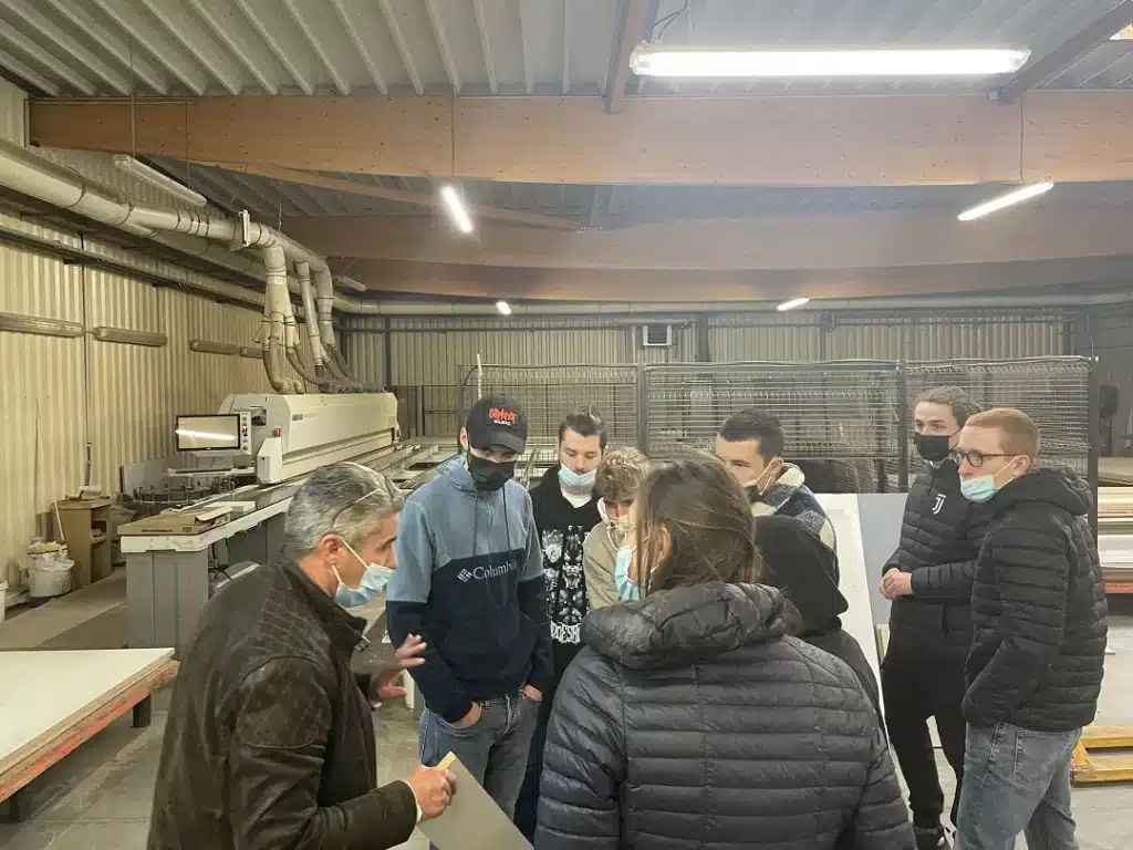 visite mfr des 4 vallees lamure sur azergues chez margaritel